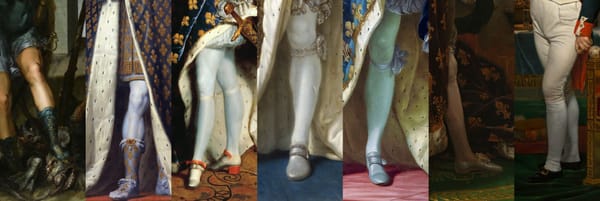 The thighs of 6 French Kings, and Napoleon. Muscled. Toned. Oft dainty.